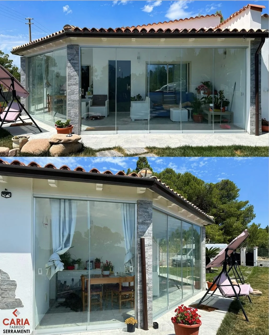 Vetrata panoramica — realizzazione Caria — foto 5